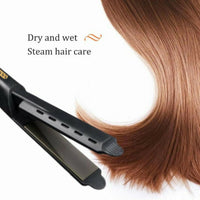 Hair Straightener for Women - Four-gear Temperature Adjustment Ceramic Tourmaline Ionic Flat Iron, Widen Panel