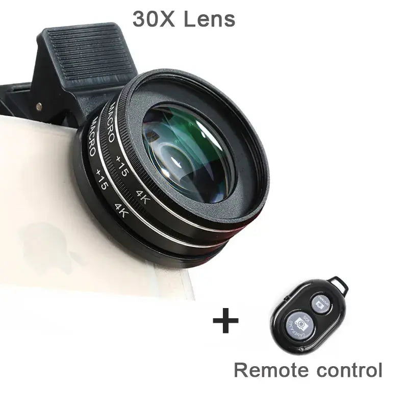 37MM 15X Macro Lens 4K HD Professional Photography Phone Camera Lens - 30X Macro Lens for Smartphone-lens-SWEET T 52