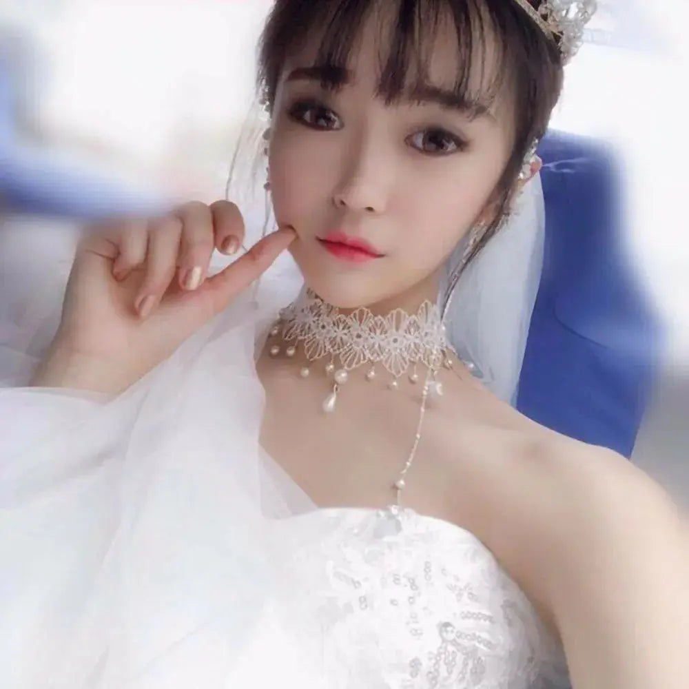 Velvet Fashion Choker Necklace for Women & Girls - Vintage Lace Necklace with Pendants-necklace-SWEET T 52