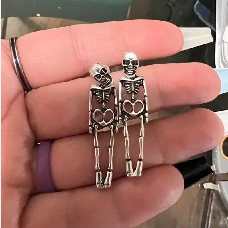 Skeleton Drop Earrings, Halloween