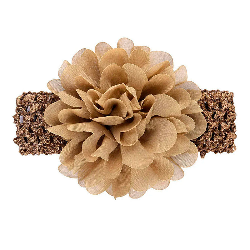 Head Band for Infants/Toddlers - Girls' Headbands, Chiffon Flower, Soft Stretchy Hair Band Accessories Sweet T 52