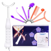 7 in 1 High Frequency Facial Machine Electrotherapy Glass Tube Electrode Wand Beauty Therapy Puffy Acne Spot Wrinkles Remover