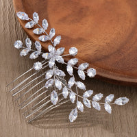 Bridal Hair Comb Fashion, Crystal Zirconia Wedding/Bride Side Clip Hair Comb. Luxury Hair Jewelry for Women