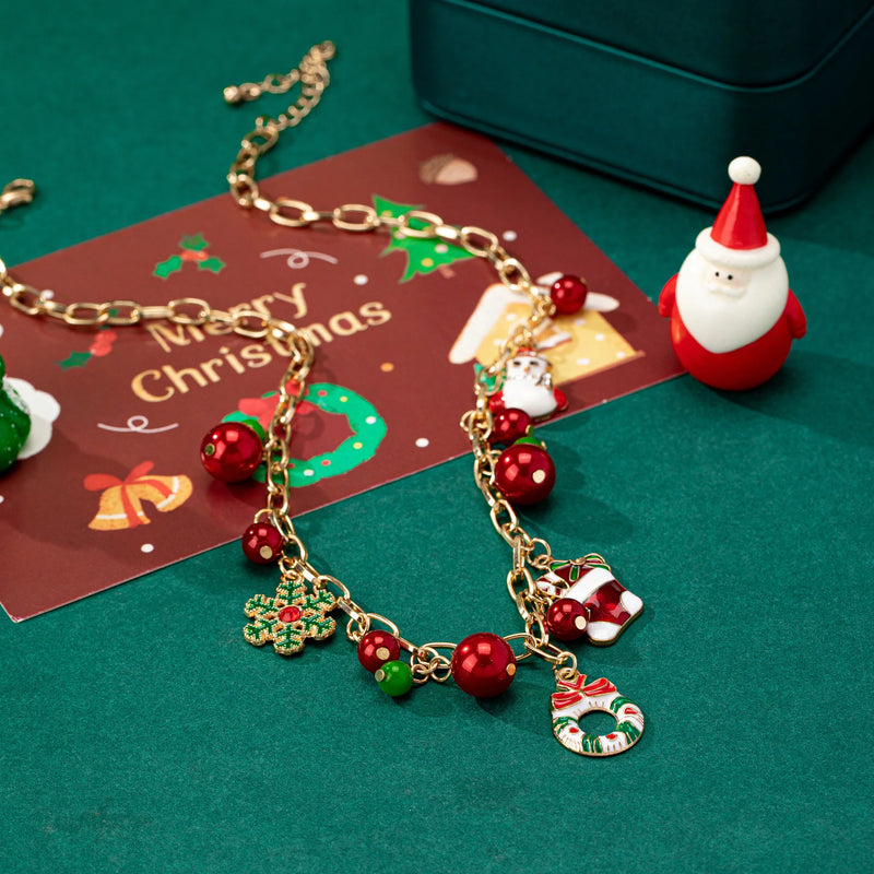 Sweet Cute Christmas Necklaces for Women & Girls. Christmas Party Jewelry