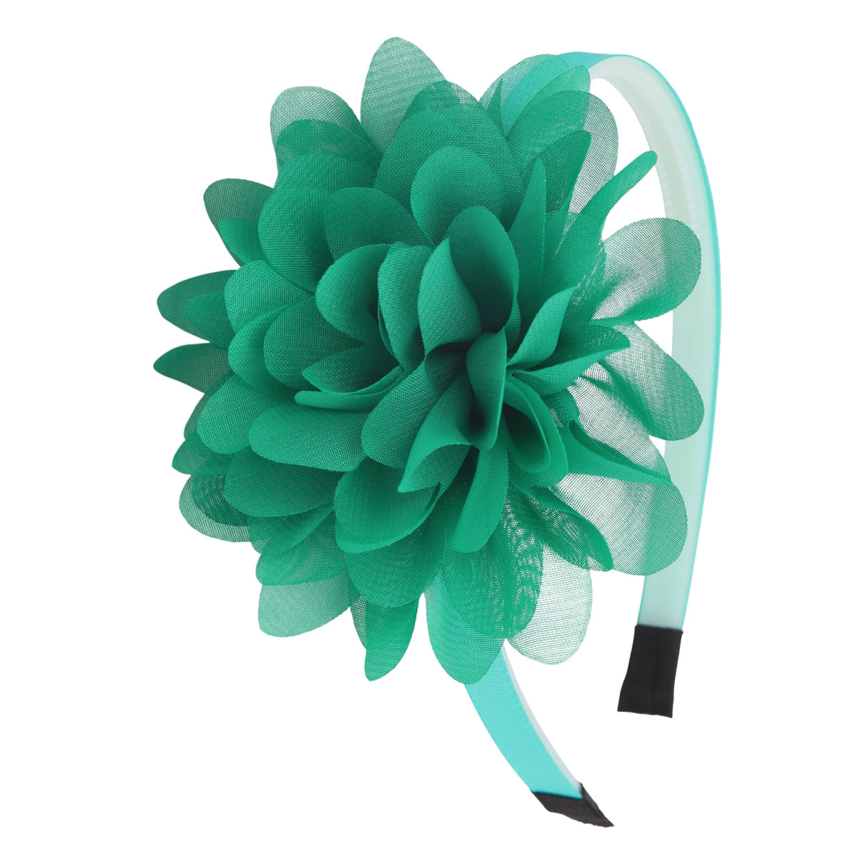1PC Chiffon Flower Headbands for Kids/Girls. Plastic Teeth Hairbands, Floral Headbands for Children, Girls Fashion Hair Aceessories