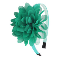 1PC Chiffon Flower Headbands for Kids/Girls. Plastic Teeth Hairbands, Floral Headbands for Children, Girls Fashion Hair Aceessories
