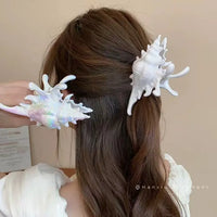 Acrylic Sea Shell Claw Clip