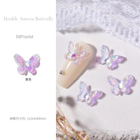 1 Bag Random Luxury Nail Art Dangle Jewelry, Mixed Style Nail Charms, Rhinestones 3D, 50 Pieces - SWEET T 52