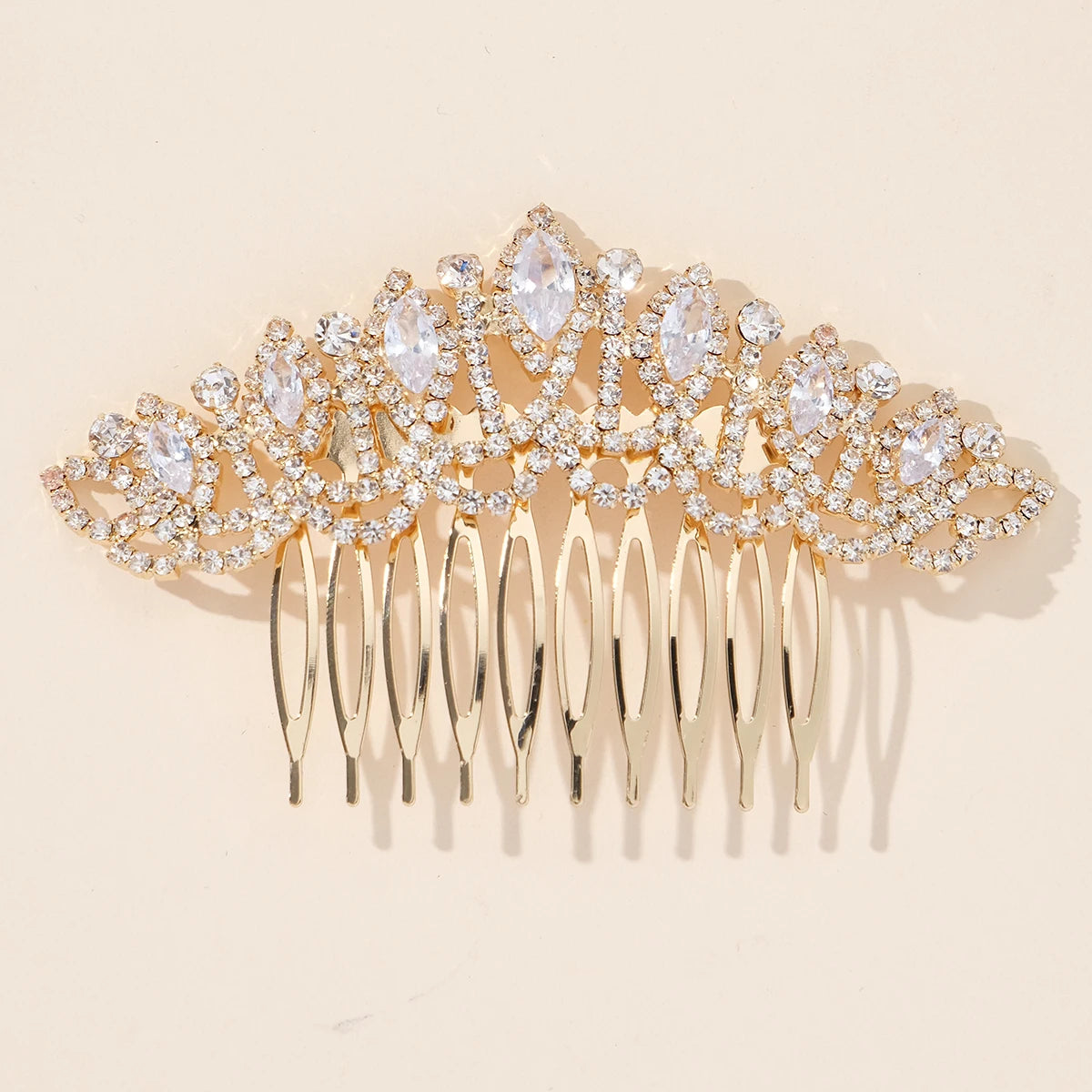 Bridal Hair Comb Fashion, Crystal Zirconia Wedding/Bride Side Clip Hair Comb. Luxury Hair Jewelry for Women