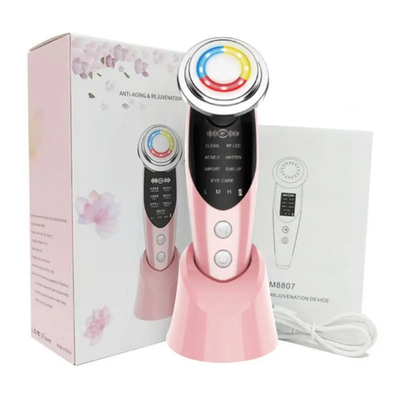 7 in 1 RF&EMS Micro-Current Lifting Device for Women, Skin Rejuvenation - Wrinkle Remover, Anti-Aging