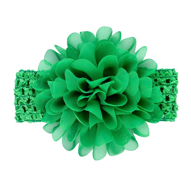 Head Band for Infants/Toddlers - Girls' Headbands, Chiffon Flower, Soft Stretchy Hair Band Accessories Sweet T 52