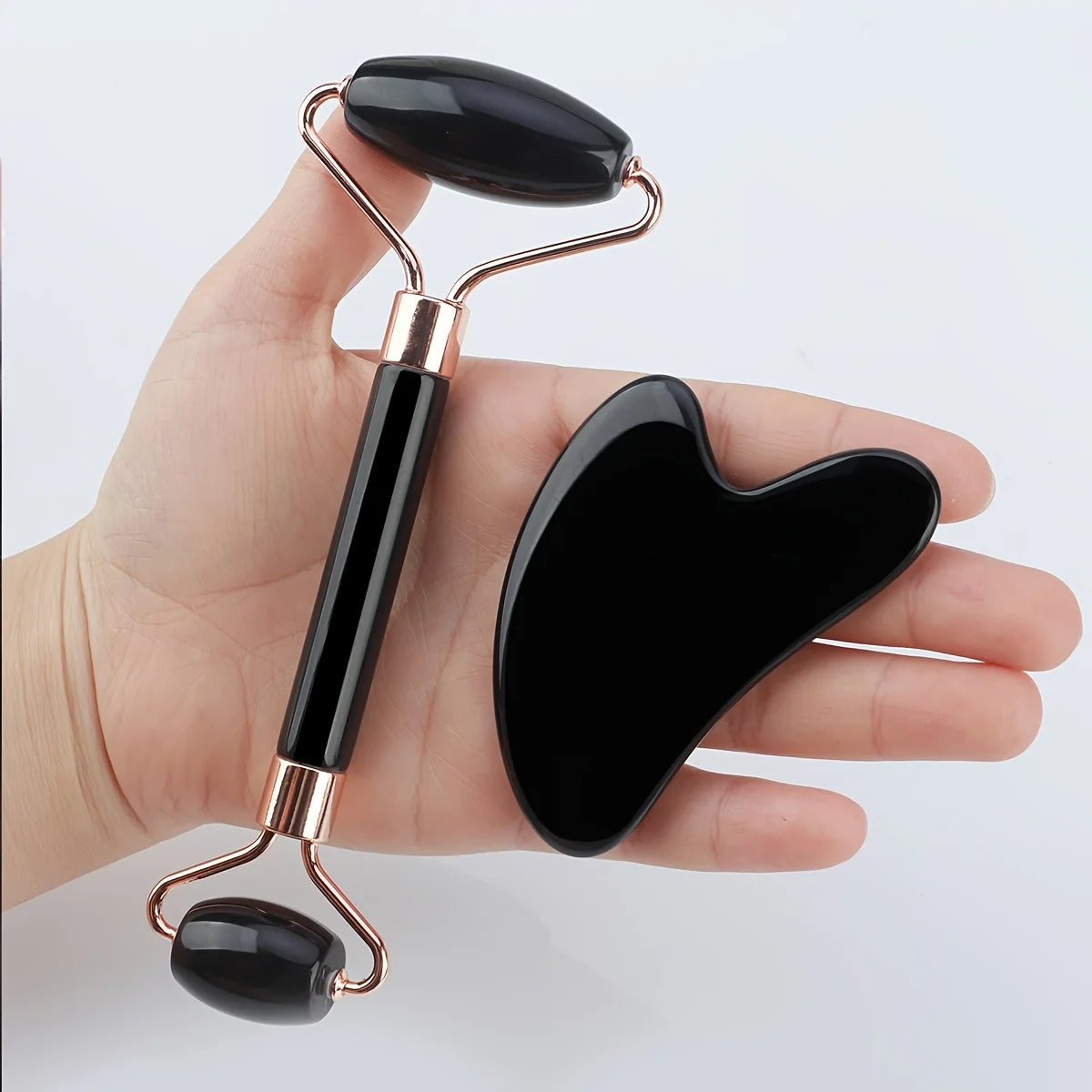 Ice Roller and Gua Sha Facial Tool Set