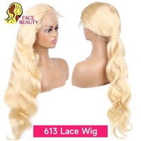 360 Lace Frontal Wig 613 Blonde 13x4 13x6 Body Wave Lace Front Wig Preplucked Brazilian Lace Front Human Hair Wigs 30 32 38 Inch Sweet T 52