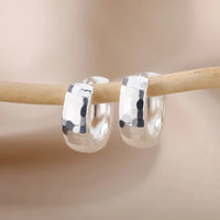 Small Hoop Earrings, Stainless Steel
