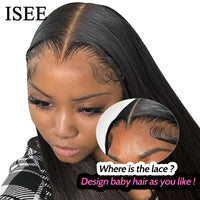 Glueless Human Hair Wigs, Ready To Wear - Straight, Glueless, Pre-plucked, Wear And Go, 7x5 HD Lace Front Wigs with Pre-Cut Lace