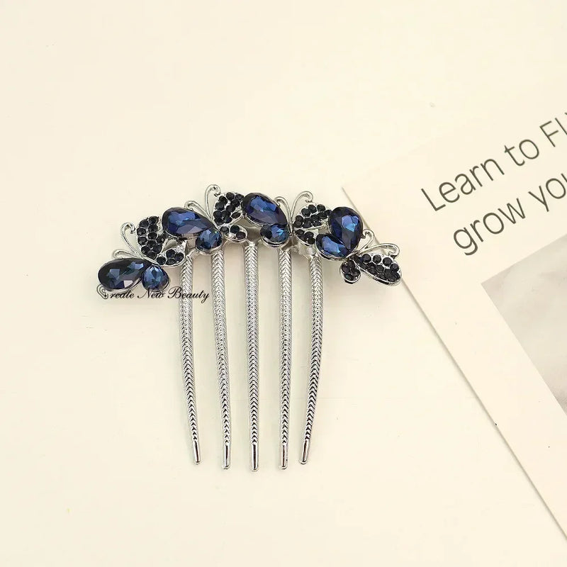 Women's Pearl Crystal Hair Combs, Rhinestone Decorative Hair Clips/Headwear, Jewelry Gifts