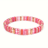 Acrylic Bead Stretch Bracelet