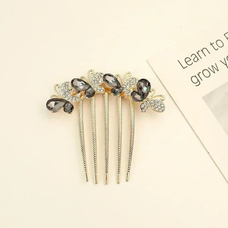 Women's Pearl Crystal Hair Combs, Rhinestone Decorative Hair Clips/Headwear, Jewelry Gifts