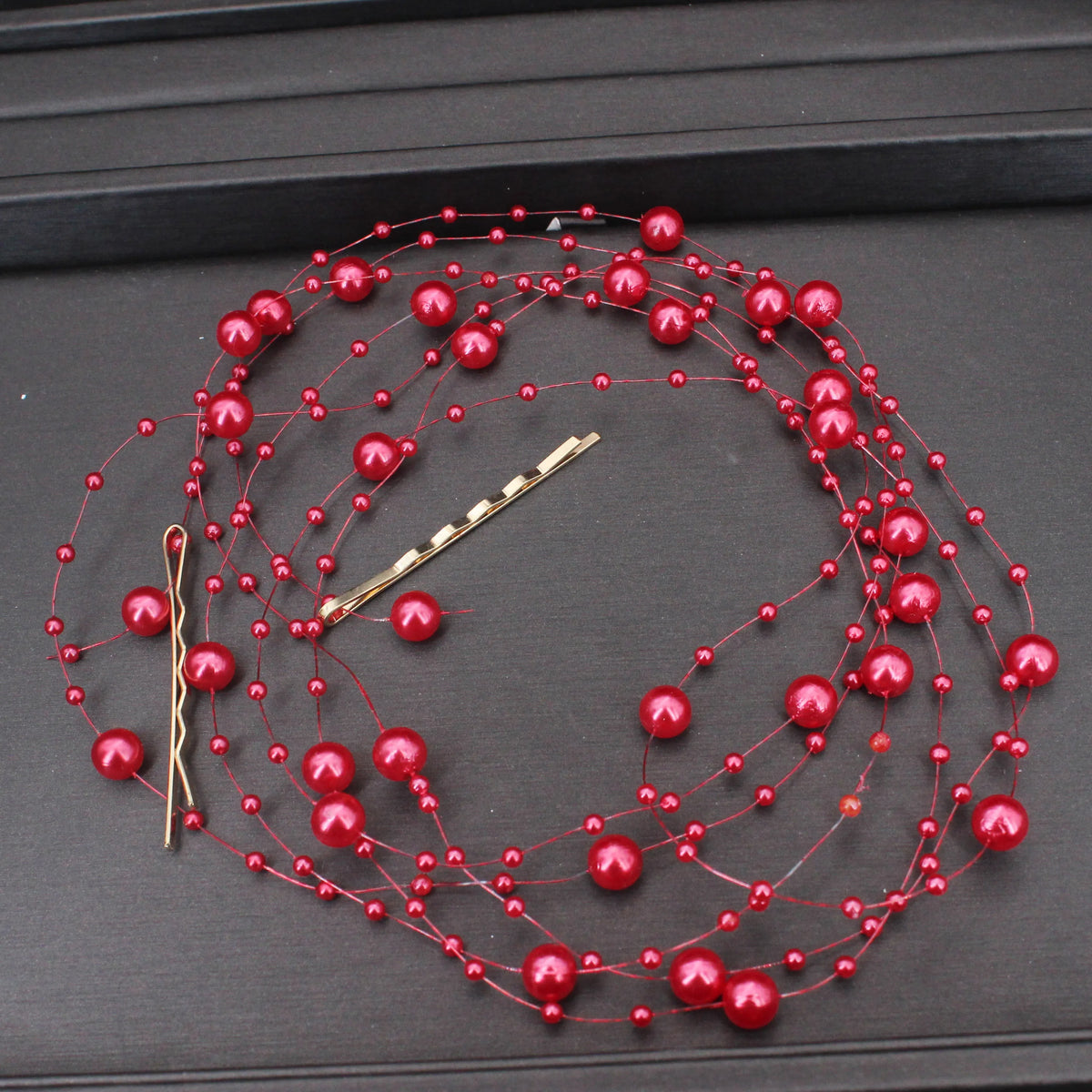 Elegant Bridal Hair Vine Beads, Handmade Women's Headbands for Banquets/Parties, Hair Ornaments