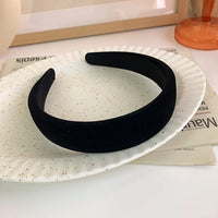Wide Thick Velvet Headbands for Women. Retro Simple Wide Sponge Hair Bands For Women, Elegant Versatile Hair Accessories