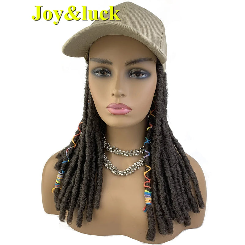 Yellow Synthetic Hat/Hair Wig,  Dread Lock Wig, with Cap for Women & Girls. Recreational Baseball Hair/Hat