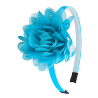 1PC Chiffon Flower Headbands for Kids/Girls. Plastic Teeth Hairbands, Floral Headbands for Children, Girls Fashion Hair Aceessories