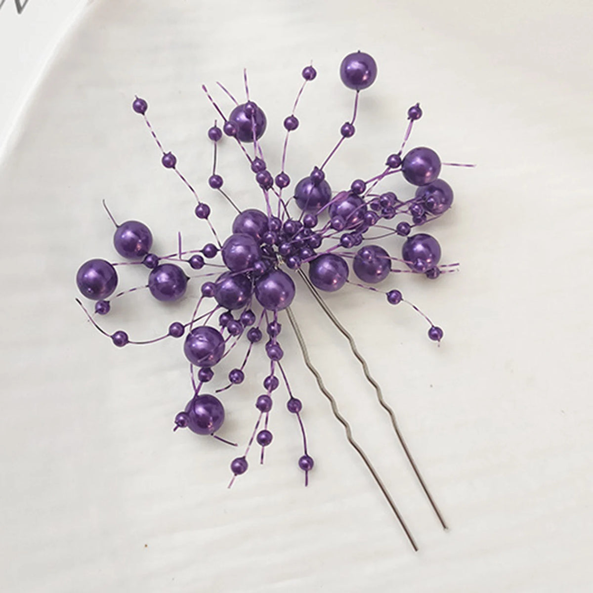 Fashion Crystal Wedding Hairpin Hair Accessories, U-shaped Hairpins, Bridal Hair Jewelry, Rhinestone Women's Hair Clips & Headpieces