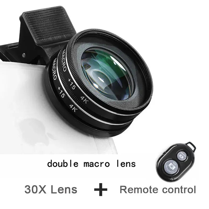 37MM 15X Macro Lens 4K HD Professional Photography Phone Camera Lens - 30X Macro Lens for Smartphone-lens-SWEET T 52