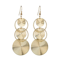 Floating Earrings - Valentine's Day/Love Pendant Earrings. Elegant Long Women's Floating Hook Earrings, Elongated Metal Pendant