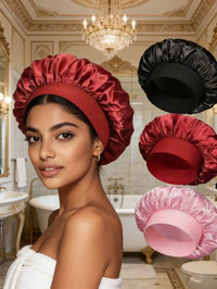 Satin Sleep Cap, Loose Elastic Fit
