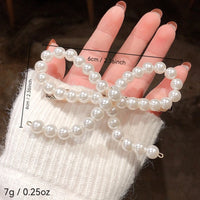 1 Pcs Simple Pearl Barrette Hair Clip for Women. Ladies Party Hair Accessories.
