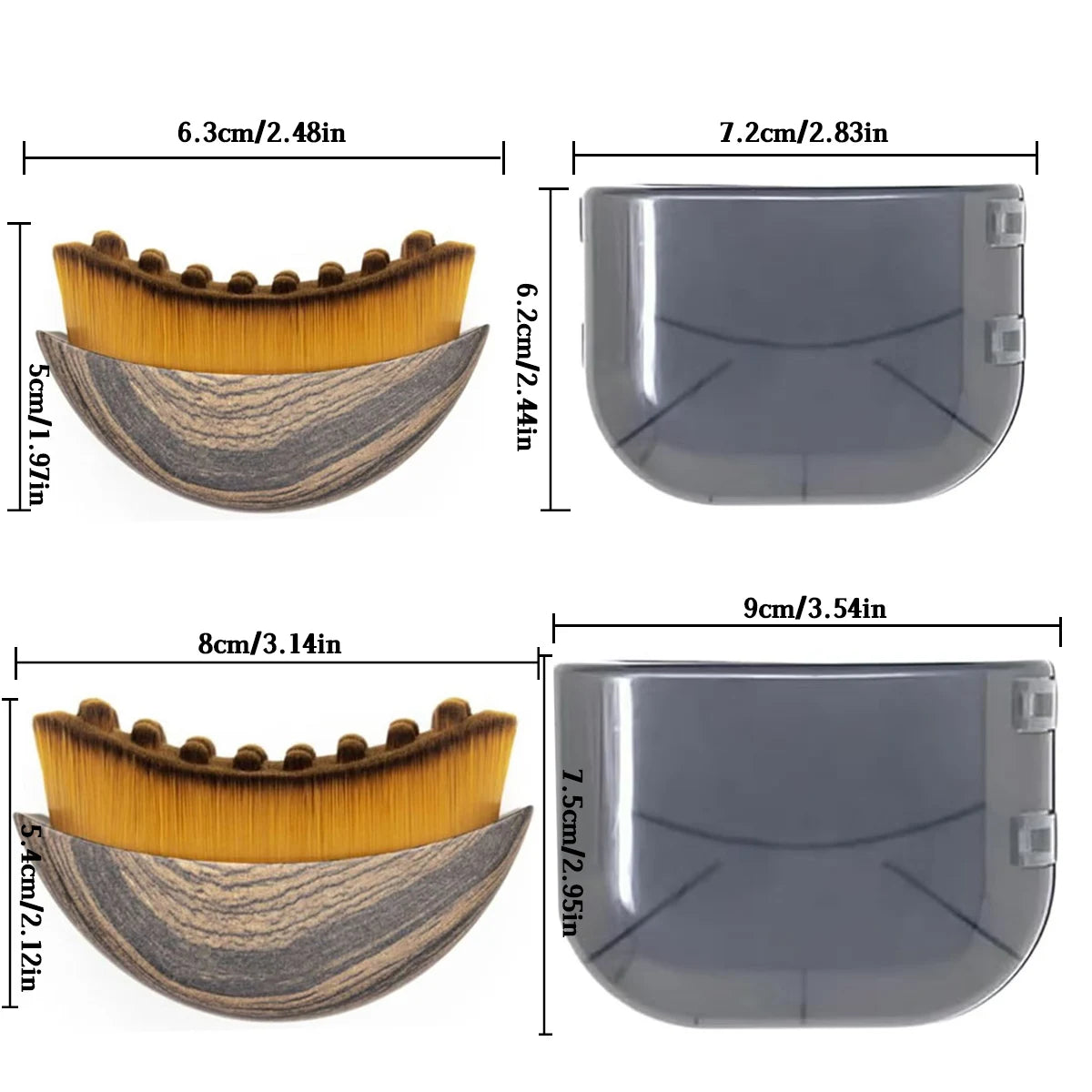 Facial Massage Brush with Storage Box