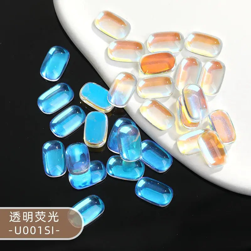 1 Bag Random Luxury Nail Art Dangle Jewelry, Mixed Style Nail Charms, Rhinestones 3D, 50 Pieces - SWEET T 52