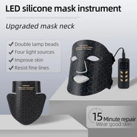 LED Photon Beauty Infrared Mask Instrument, USB Electronic Mask for Rejuvenation, Lighten Fine Lines, Brighten Skin Tone & Repair Skin
