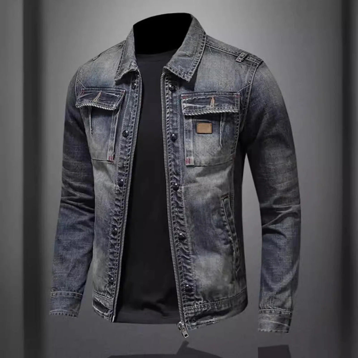 Men's Padded Denim Jacket