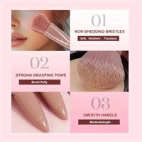 5-Piece Makeup Brush Set with Mirror Compact