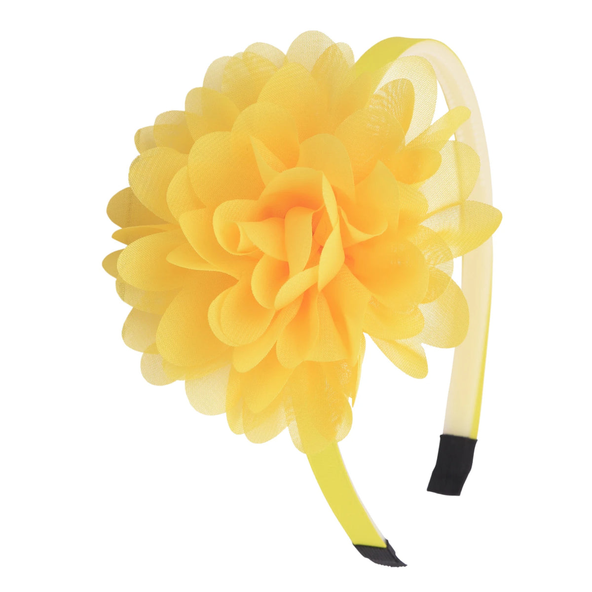 1PC Chiffon Flower Headbands for Kids/Girls. Plastic Teeth Hairbands, Floral Headbands for Children, Girls Fashion Hair Aceessories