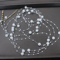 Elegant Bridal Hair Vine Beads, Handmade Women's Headbands for Banquets/Parties, Hair Ornaments