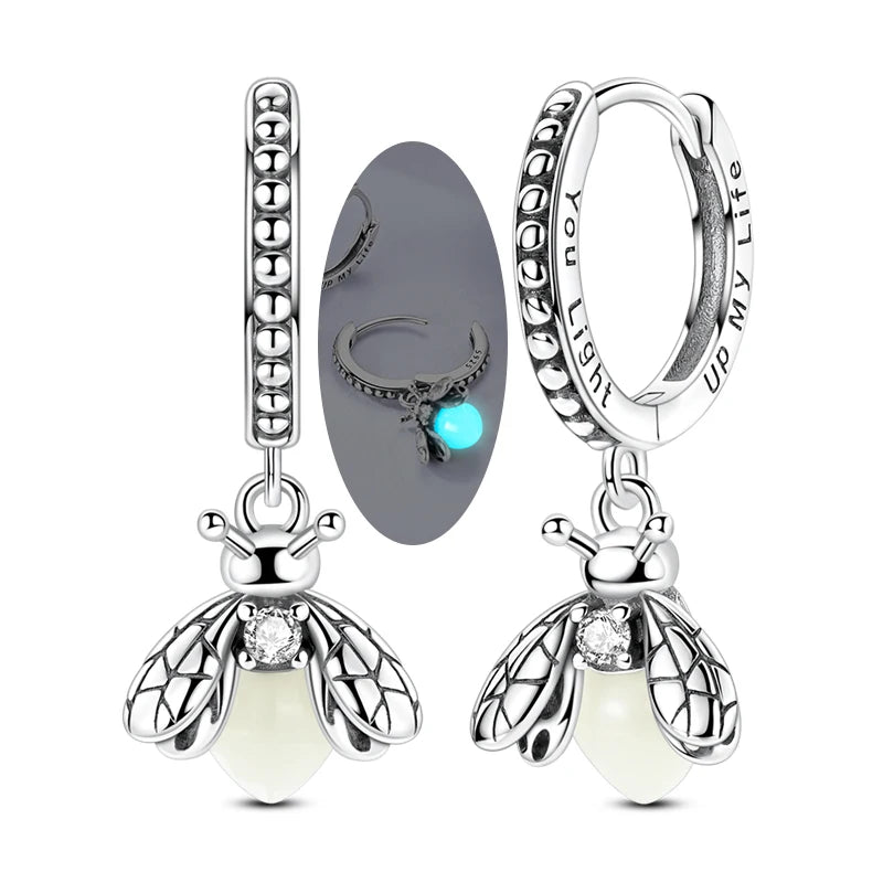 Sterling Silver Charm Earrings, 20 Styles