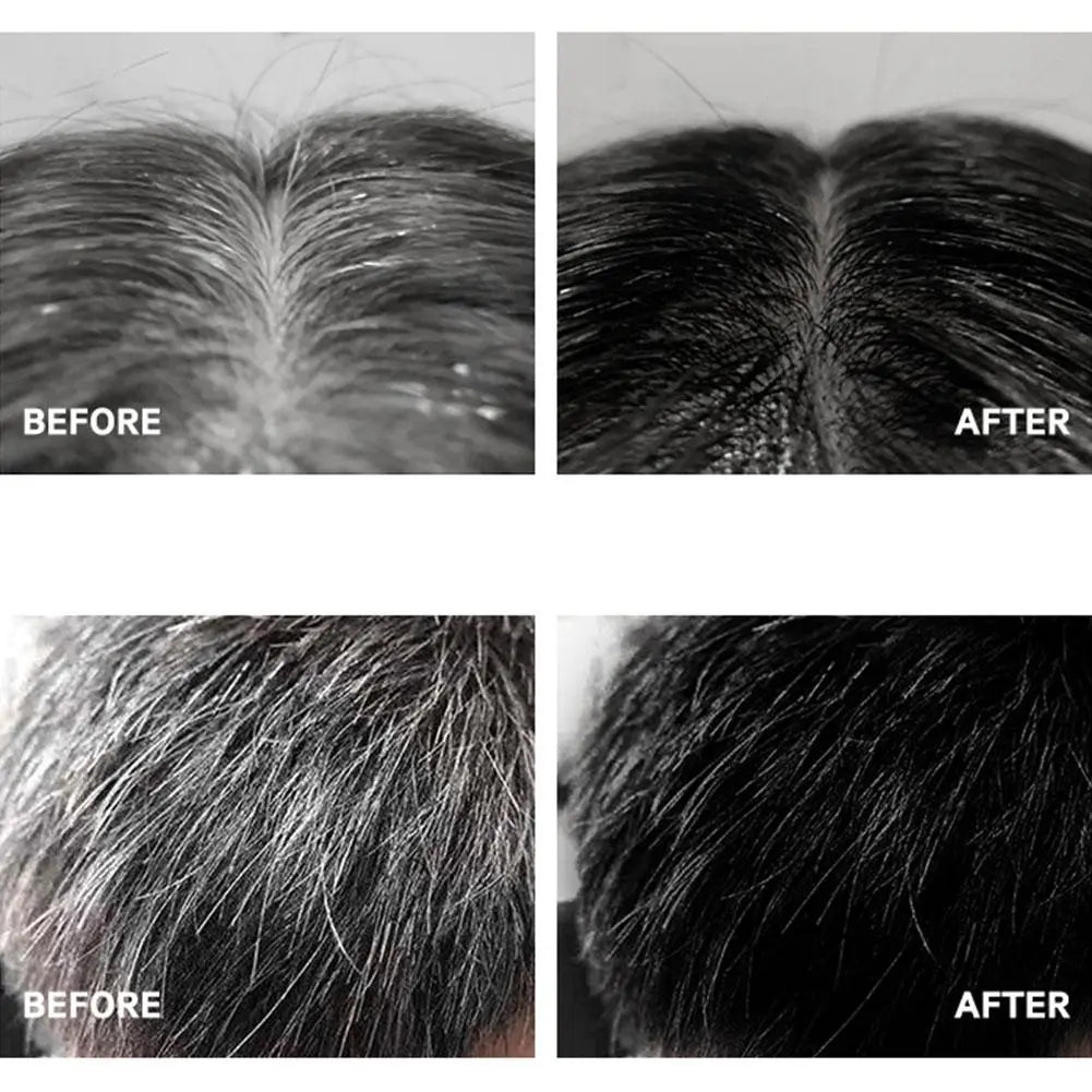 Instant Gray Root Coverage for Women and Men in Black and Brown - Easy Washout-Hair color-SWEET T 52