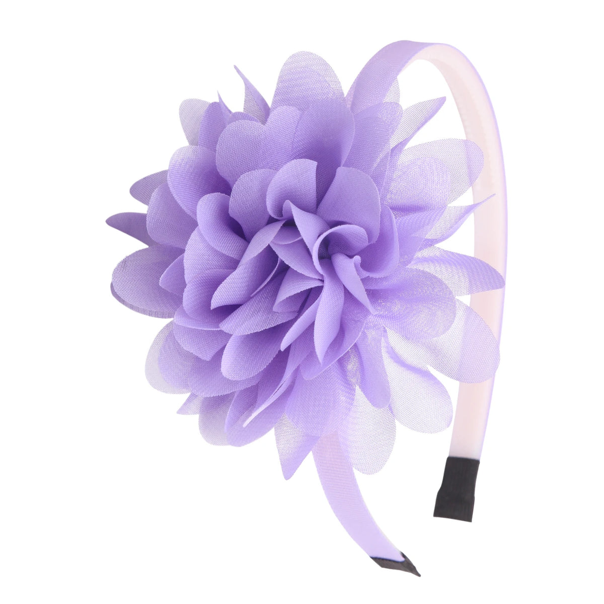 1PC Chiffon Flower Headbands for Kids/Girls. Plastic Teeth Hairbands, Floral Headbands for Children, Girls Fashion Hair Aceessories