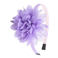 1PC Chiffon Flower Headbands for Kids/Girls. Plastic Teeth Hairbands, Floral Headbands for Children, Girls Fashion Hair Aceessories