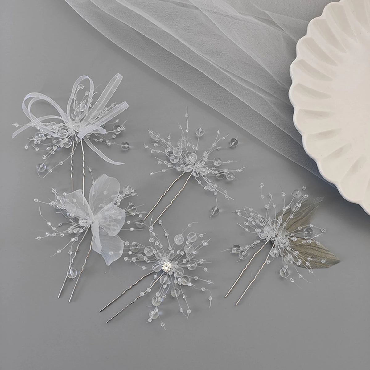 Fashion Crystal Wedding Hairpin Hair Accessories, U-shaped Hairpins, Bridal Hair Jewelry, Rhinestone Women's Hair Clips & Headpieces