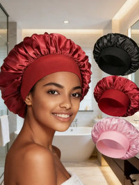 Satin Sleep Cap, Loose Elastic Fit