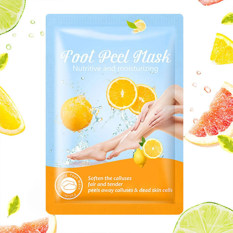 Exfoliating Foot Mask, Foot SPA Pedicure, Smooth, Dead Skin Remover, Moisturizing & Lightening Foot Mask, Unisex