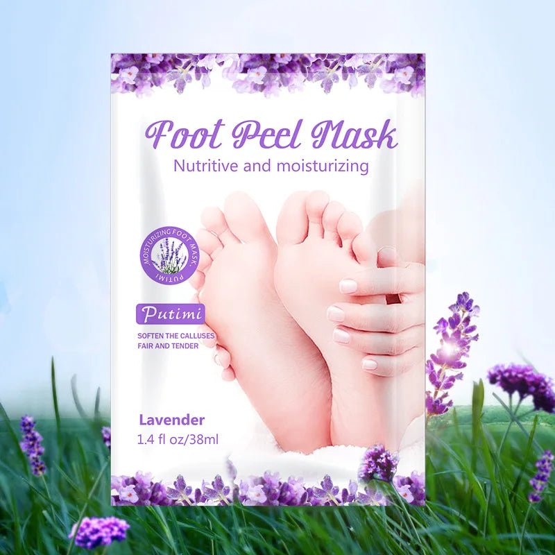 Exfoliating Foot Mask, Foot SPA Pedicure, Smooth, Dead Skin Remover, Moisturizing & Lightening Foot Mask, Unisex