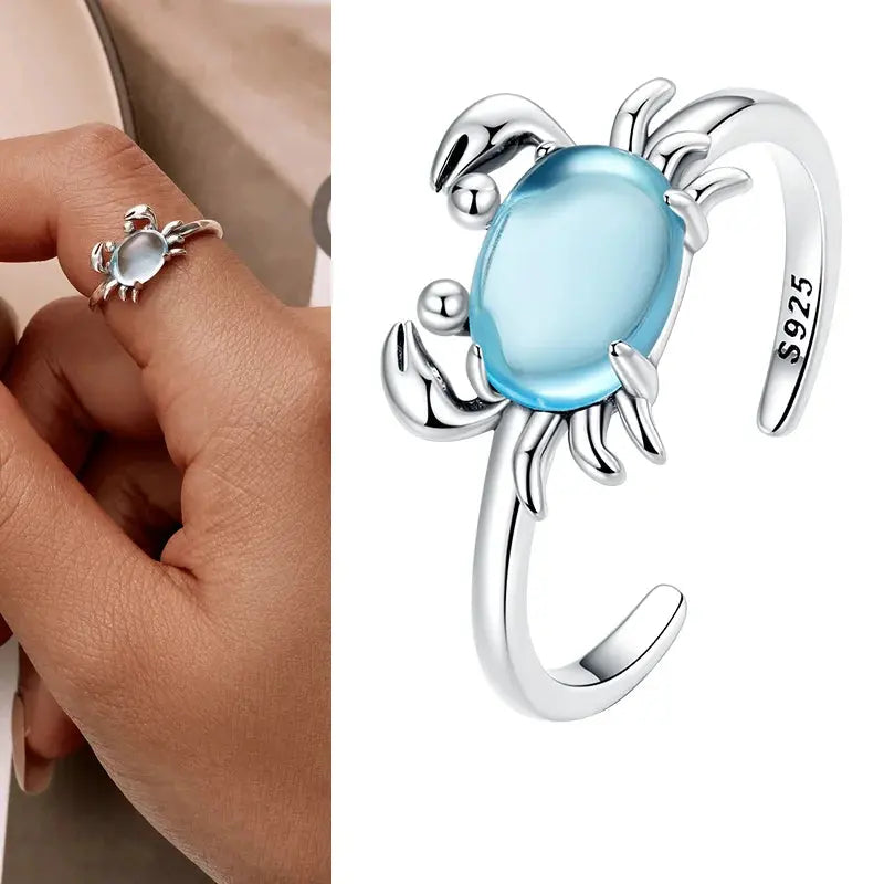 925 Sterling Silver Open Adjustable Rings for Women & Girls. Wedding, Engagement, Anniversary or Gift Rings-ring-SWEET T 52