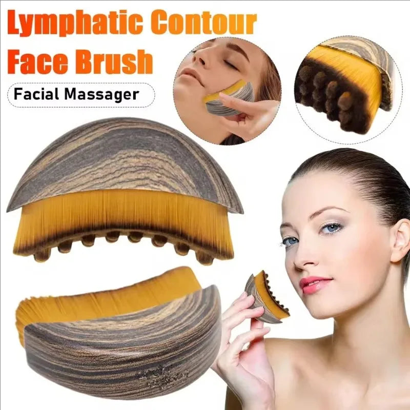 Face and Neck Contour Massage Brush