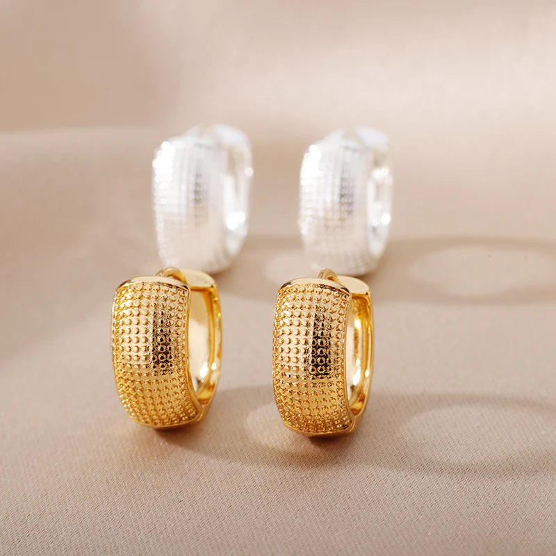 Small Hoop Earrings, Stainless Steel