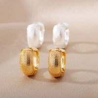 Small Hoop Earrings, Stainless Steel